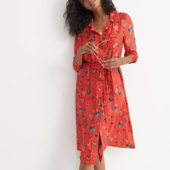 Anthropologie Dresses & Skirts - HTF Anthropologie Farm Rio Calixta Midi Shirtdress
